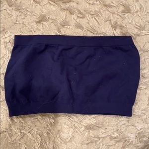 Malibu Sugar Bandeau in Navy/Dark Indigo